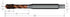 CoroTap™ 300 spiralgenuteter Gewindebohrer mit Schälanschnitt SANDVIK, T300-XM100DA-M6 C110