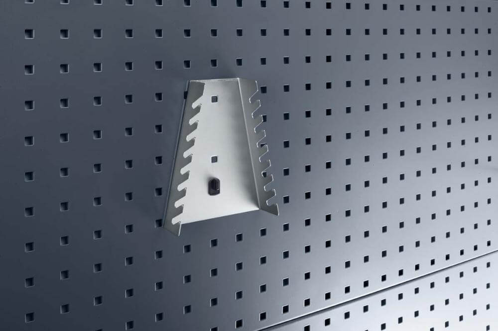Schraubenschlüsselhalter BOTT, B75/145xT40xH180 mm 8 Aufnahmen für Lochplatten bott