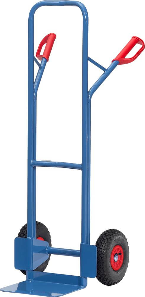 Stahlrohrkarre FETRA, B1325L 300kg,Schaufel 250x320,Lufetra