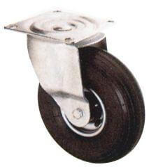 Lenkrolle BS ROLLEN, 260mm L400.C90 Platte,Luftrad,RL L400.C90.260 BS ROLLEN
