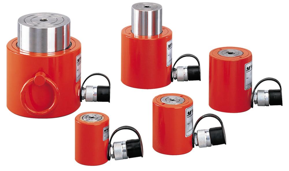 Flachhubzylinder YALE, Druckkraft 50 t Hub 15 mm
