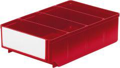Regalkasten LA-KA-PE, B186xT300xH83 mm rot LA-KA-PE