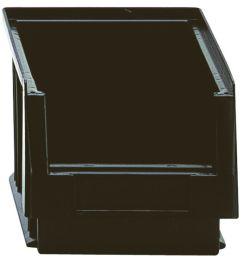 Sichtlagerkasten LA-KA-PE, PLKL 3a B150xT290xH125 mm ESD leitfähig schwarz LA-KA-PE