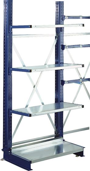 Fachboden META REGALBAU, MS 230 B1000xT800 mm verzinkt Traglast 230kg META