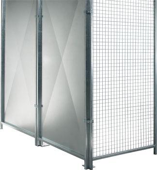 Gasflaschen-Lagerbox NEUTRAL, 2100X1000 mm