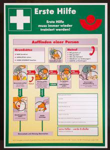 Hinweisschild NEUTRAL, Kunstst. B400xH560 mm Anleitung Erste Hilfe SafetyMarking
