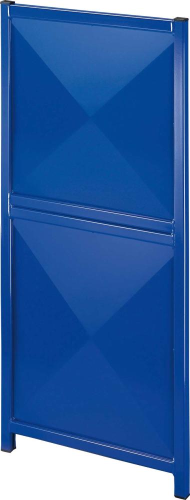NEUTRAL, Vario-Eckaufsatzelement Trennwandsystem Vario B480/480xH2200mm RAL5010 Blech-/Blech-Kombination