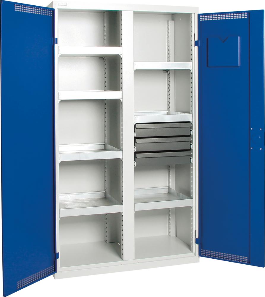 Umweltschrank STUMPF, BASIC plus 1800x1000x500 blau 7W