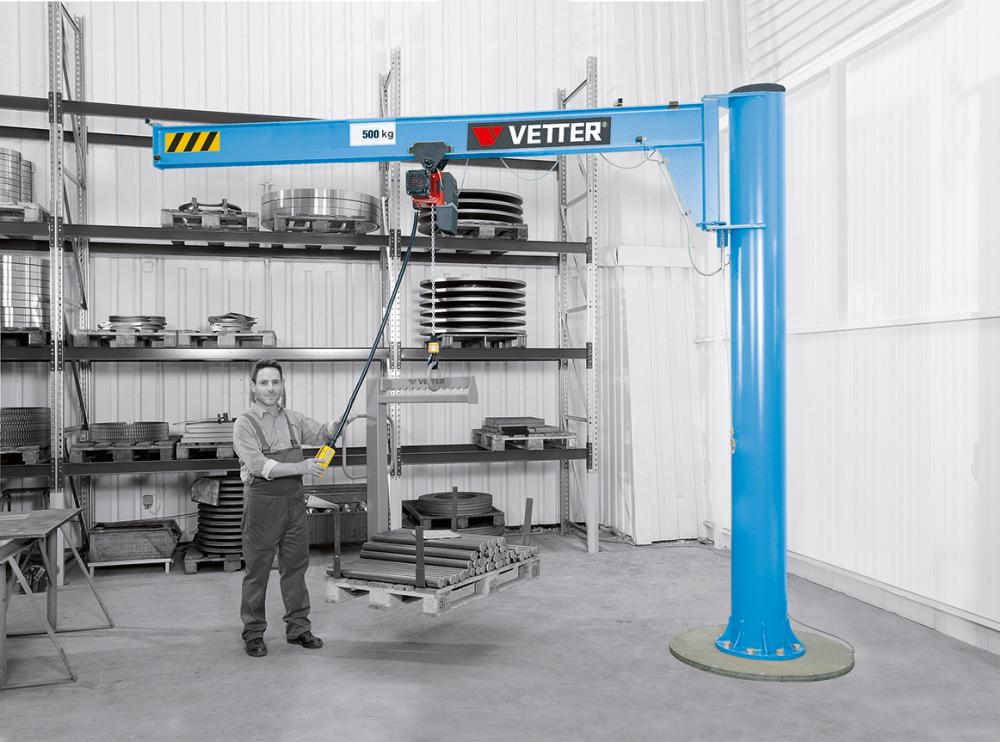 Säulen-Schwenkkran VETTER KRANTECHNIK, AS 125 kg 3000 mm Vetter Krantechnik