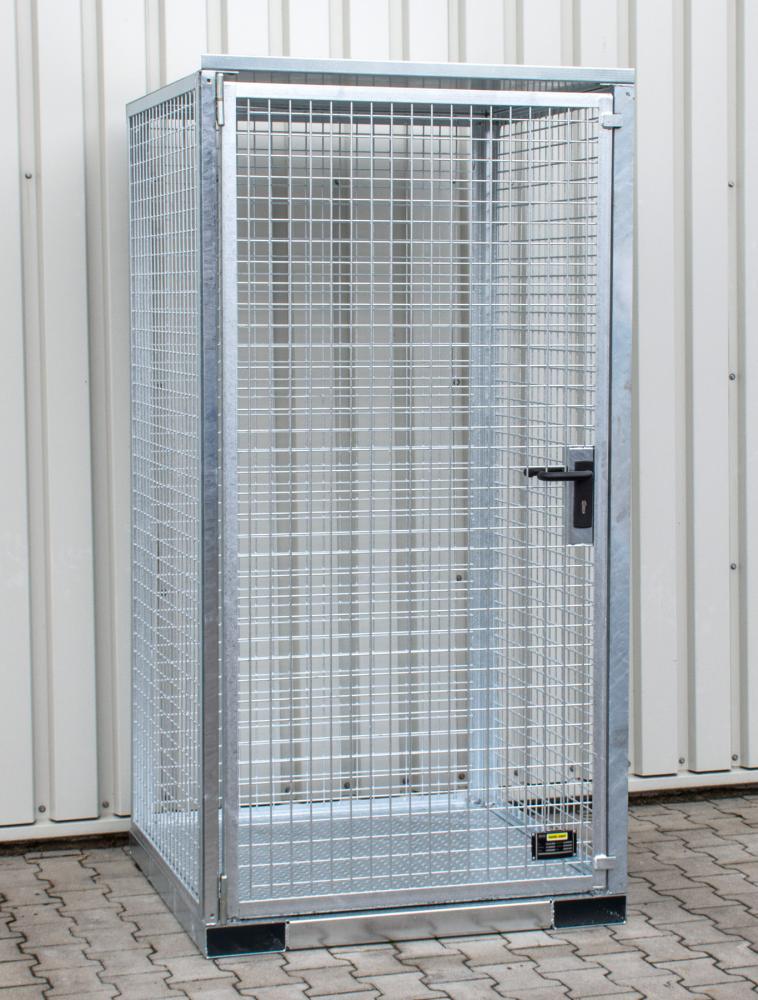 Gasflaschen-Container BAUER, 1085x1140x2170 mm