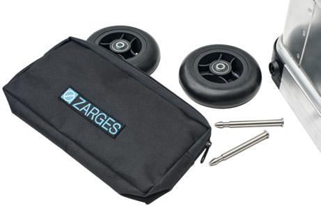 Rollen ZARGES, Set 125 mm für ZARGES K 424 XC alle Größen