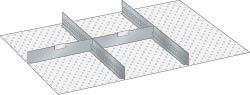 Schlitz/Trennwand-Set LISTA, für FH 75 mm 54x36 E 4-teilig LISTA