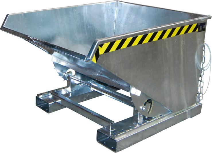 Kippbehälter BAUER, EXPO 600 l B1070xT1260xH835 mm vzk Tragkraft 1000kg
