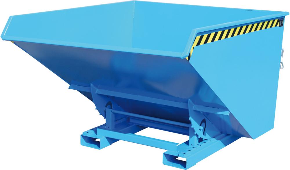 Kippbehälter BAUER, EXPO 1700 l B1570xT1720xH1095 mm RAL5012 Tragkraft 1500kg