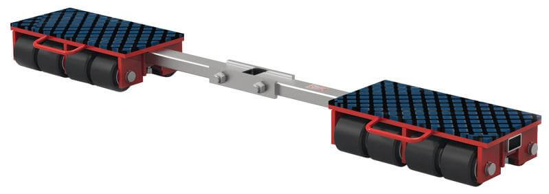 Transportfahrwerk NEUTRAL, 12000 kg lenkbar
