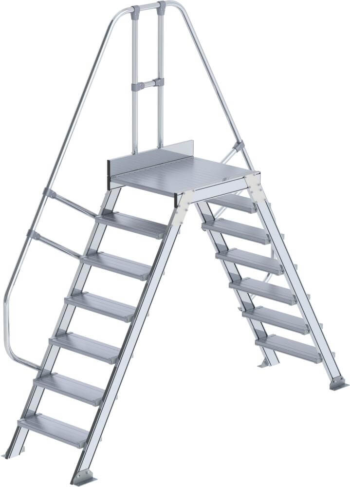 Überstieg MUNK, 60 Grad 7 Stufen B 600 mm lichte Höhe 1660 mm Ausladung 2910 mm
