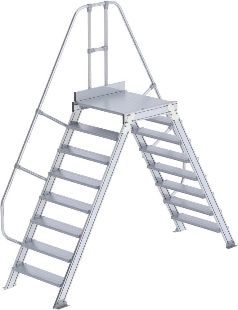 Überstieg MUNK, 60 Grad 8 Stufen B 800 mm lichte Höhe 1890 mm Ausladung 3180 mm