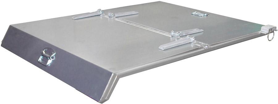 Deckel BAUER, verzinkt für Kippbehälter MGU 460 l