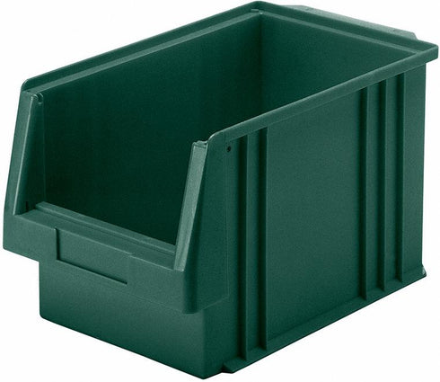 Sichtlagerkasten LA-KA-PE, PLK 2a B213xT330xH200 mm grün LA-KA-PE