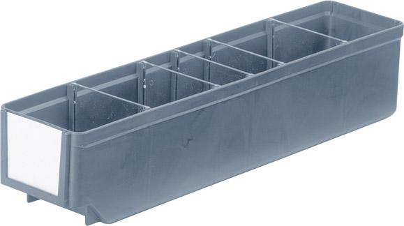 Regalkasten LA-KA-PE, B93xT400xH83 mm grau LA-KA-PE