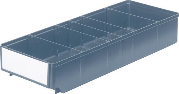 Regalkasten LA-KA-PE, B186xT500xH83 mm grau LA-KA-PE