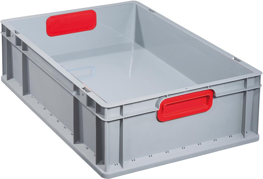 EuroBox PRECITOOL, 617,600x400x170mmGriffe geschl.,grau/rot