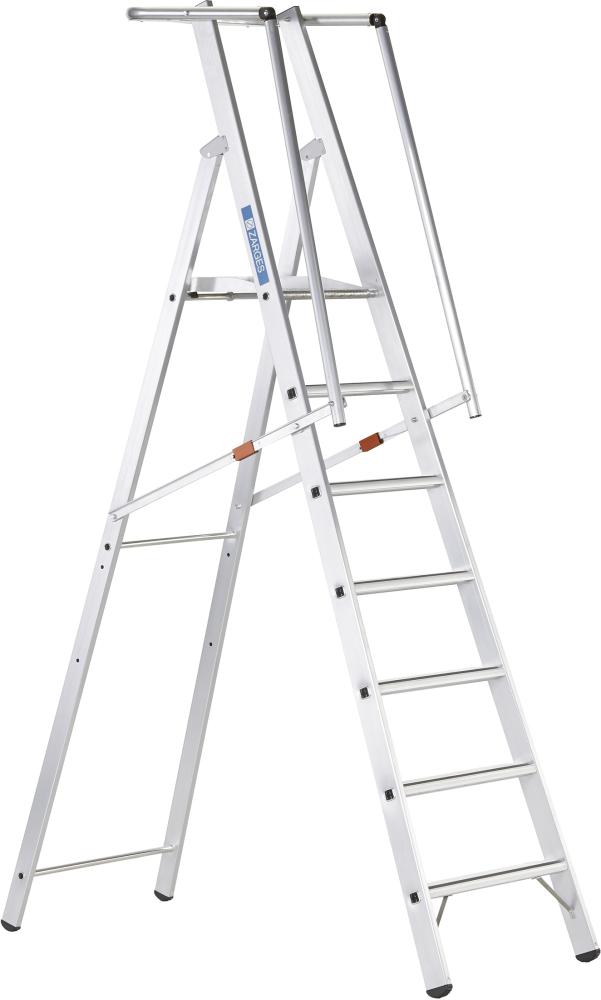 Plattformleiter ZARGES, ZAP Safemaster S 7 Stufen Plattformhöhe 1,85 m Arbeitshöhe 3,85 m ZARGES