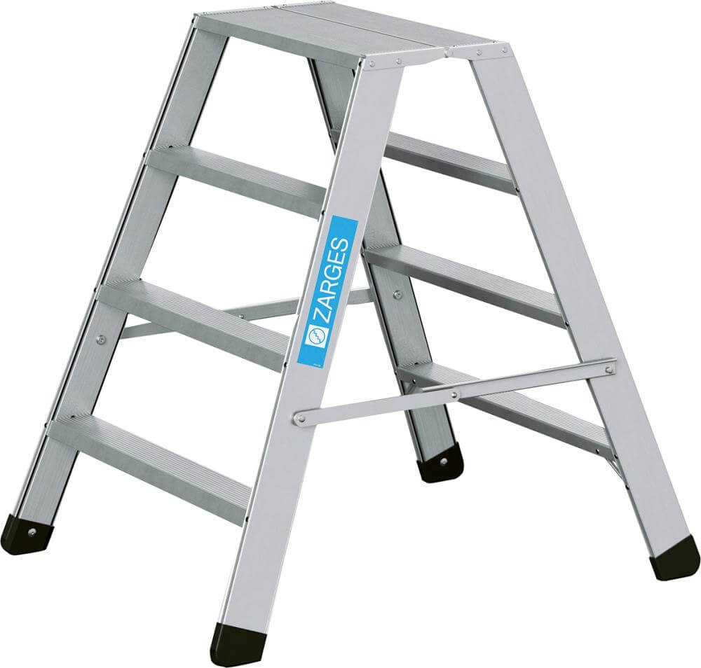 Arbeitspodest ZARGES, Seventec BP 2x4 Stufen Plattformhöhe 0,99 m Arbeitshöhe 2,99 m ZARGES