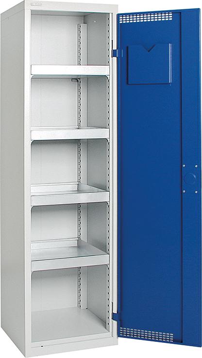 Umweltschrank STUMPF, BASIC plus 1800x500x500 blau