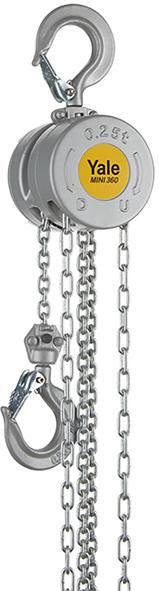 Stirnradflaschenzug YALE, YaleMINI 360 0,25t - NH Hub 3,0 m Tragkraft 250 kg