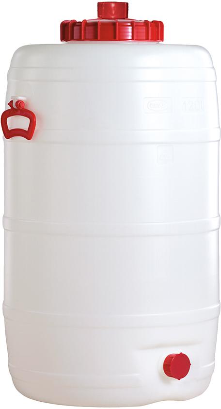 Fass NEUTRAL, 125 l H 843 mm D 486 mm weiß