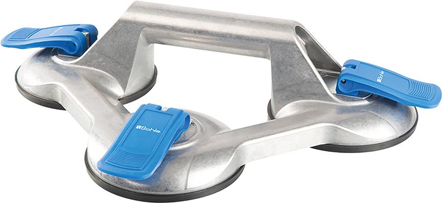 Saugheber BOHLE, Veribor 100 kg Tragkraft 3 Saugknöpfe