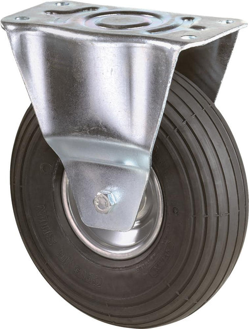 Bockrolle BS ROLLEN, 200mm L410.C90 Platte,Luftrad,RL L410.C90.200 BS ROLLEN