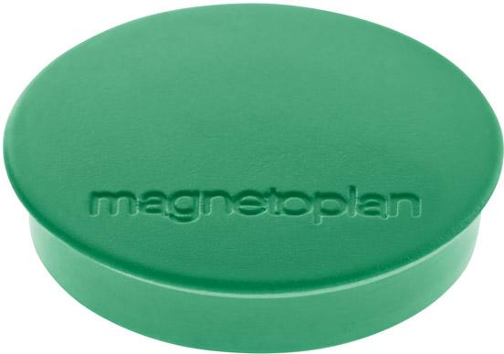 Magnet magnetoplan, D30mm VE10 Haftkraft 700 g grün
