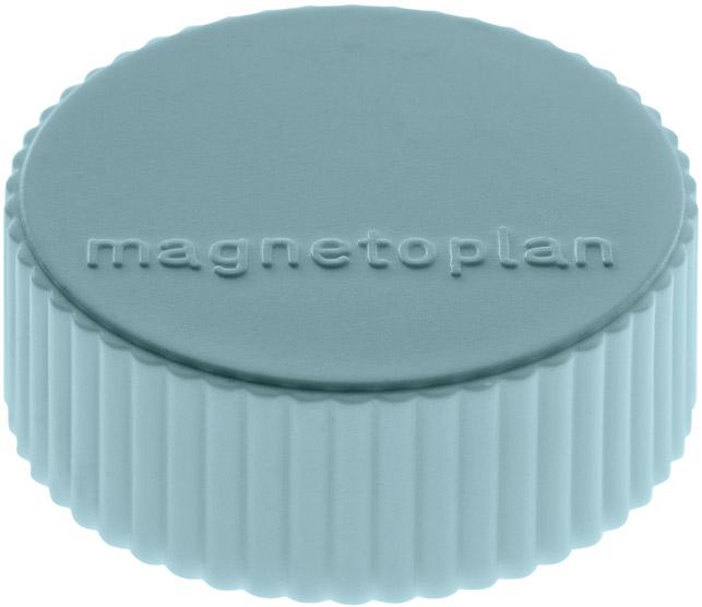 Magnet magnetoplan, D34mm VE10 Haftkraft 2000 g blau