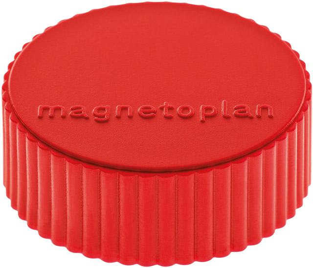Magnet magnetoplan, D34mm VE10 Haftkraft 2000 g rot