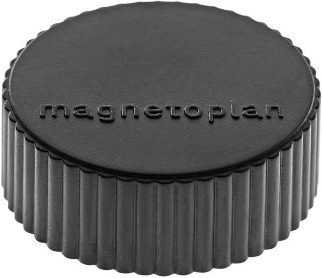 Magnet magnetoplan, D34mm VE10 Haftkraft 2000 g schwarz