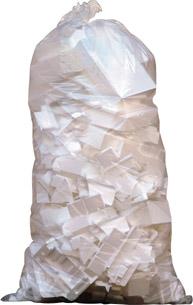 Kunststoffsack (PE) 1000 l und 2500 l NEUTRAL, PE-Seitenfaltensack 2500ltransparent (VE10)