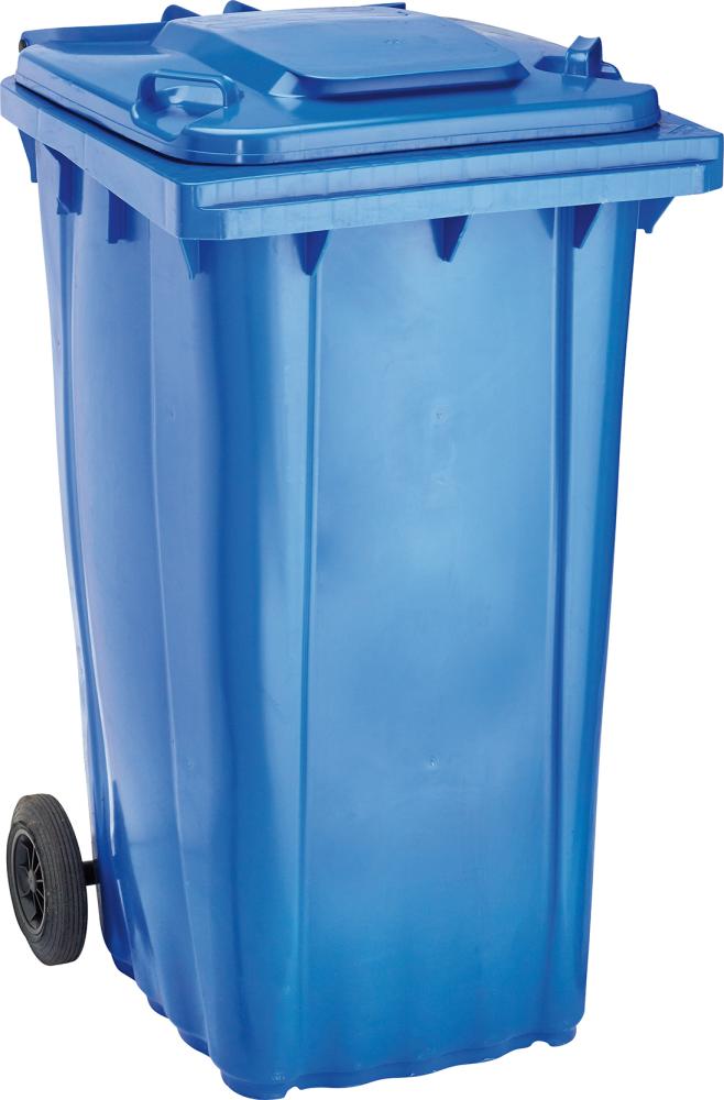Großmülltonne NEUTRALE PRODUKTLINIE, WAVE 240-l Kst. Blau