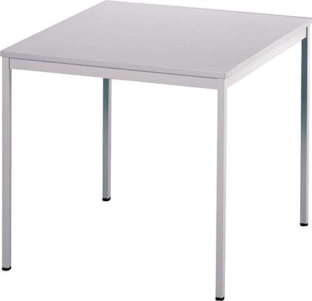 Tisch HAMMERBACHER, 80 x 80 lichtgrau