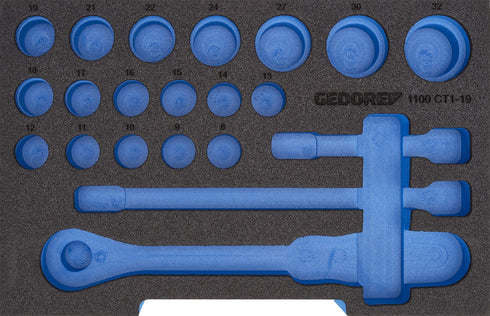 GEDORE Schaumstoffmodul 1/2 L-BOXX 136 leer