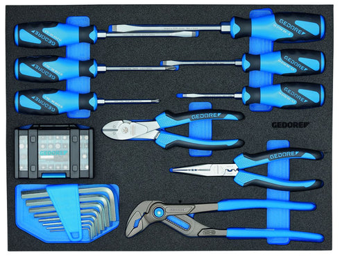 GEDORE Werkzeugsortiment in CT-Modul 49-teilig