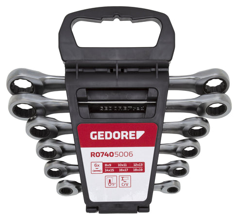 GEDORE Doppelringratschenschlüssel-Satz SW8-19 mm 6-teilig