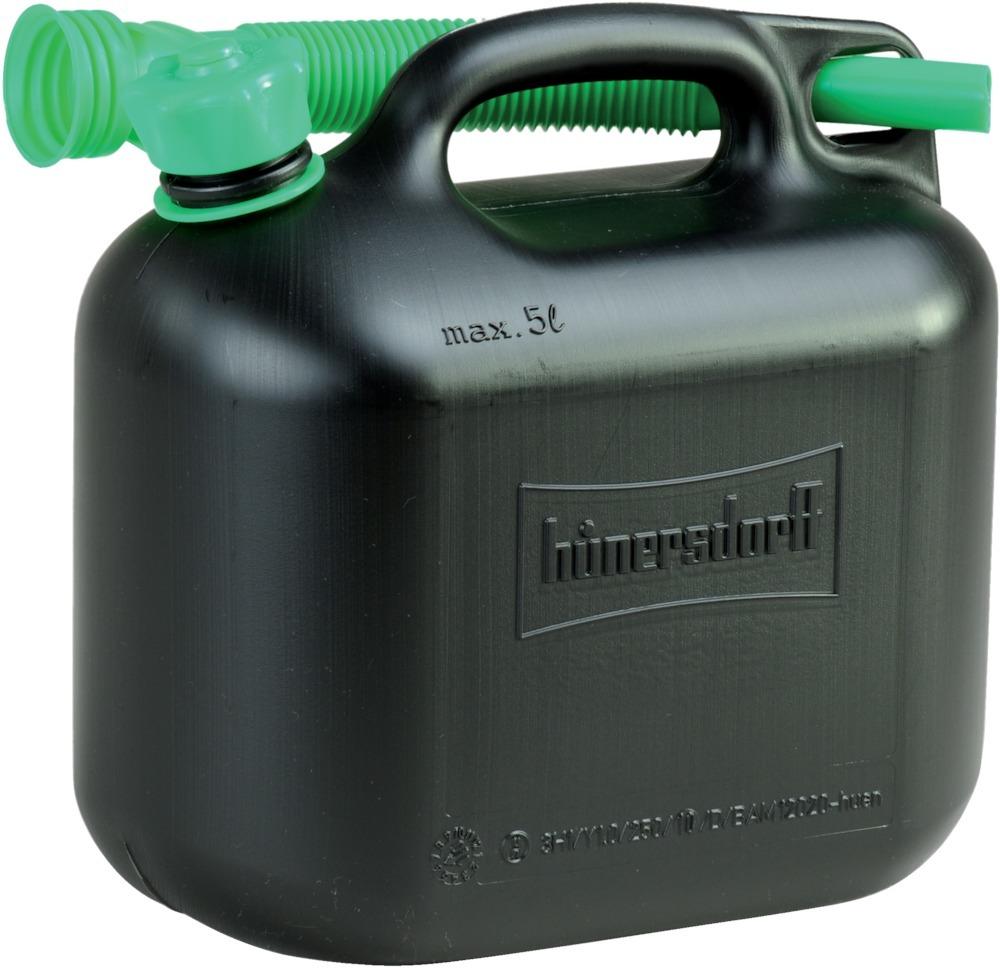 Benzinkanister PRECITOOL, 5 l Classic schwarz hünersdorff