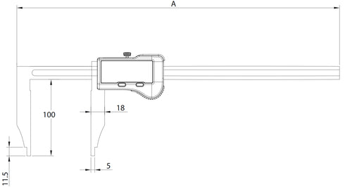 Messschieber S_Cal EVO Form E Mid-size Caliper R5