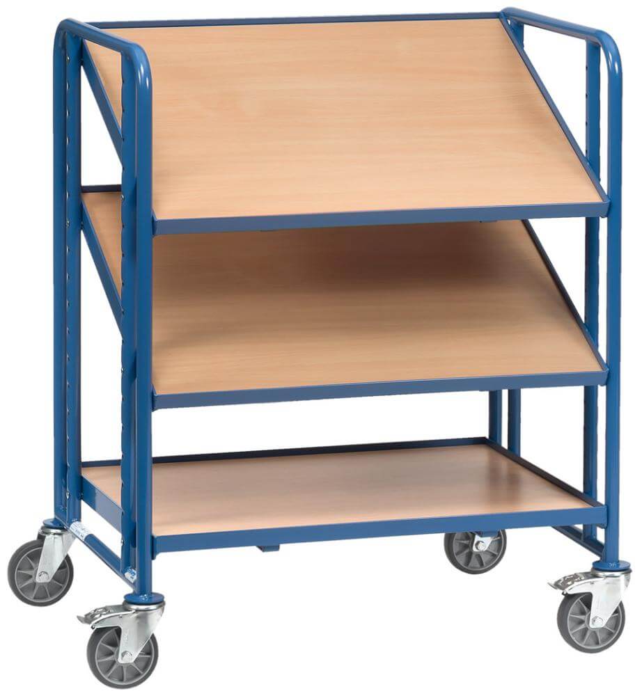 Eurokasten-Wagen FETRA, 2391 200kg 3Eb. 825x610mm Holzfetra