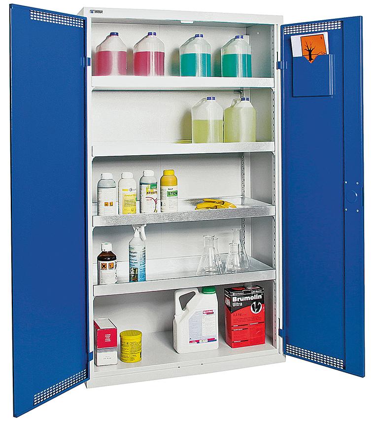 Umweltschrank STUMPF, BASIC plus 1800x1000x500 blau