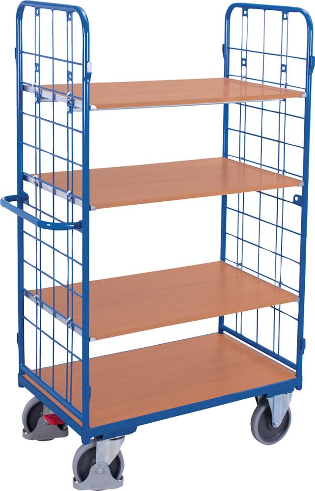 Etagenwagen VARIOFIT, 500 kg 2 Wand4 Böden Lad. 1200x800 mm VarioFit