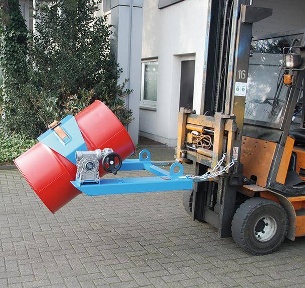 Fasskipper BAUER SÜDLOHN, 300kg m. Handkurbel, lack.