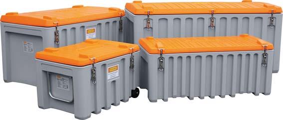 Werkzeugbox CEMO, CEMbox 400 l B1070xT650xH580 mm grau/orange